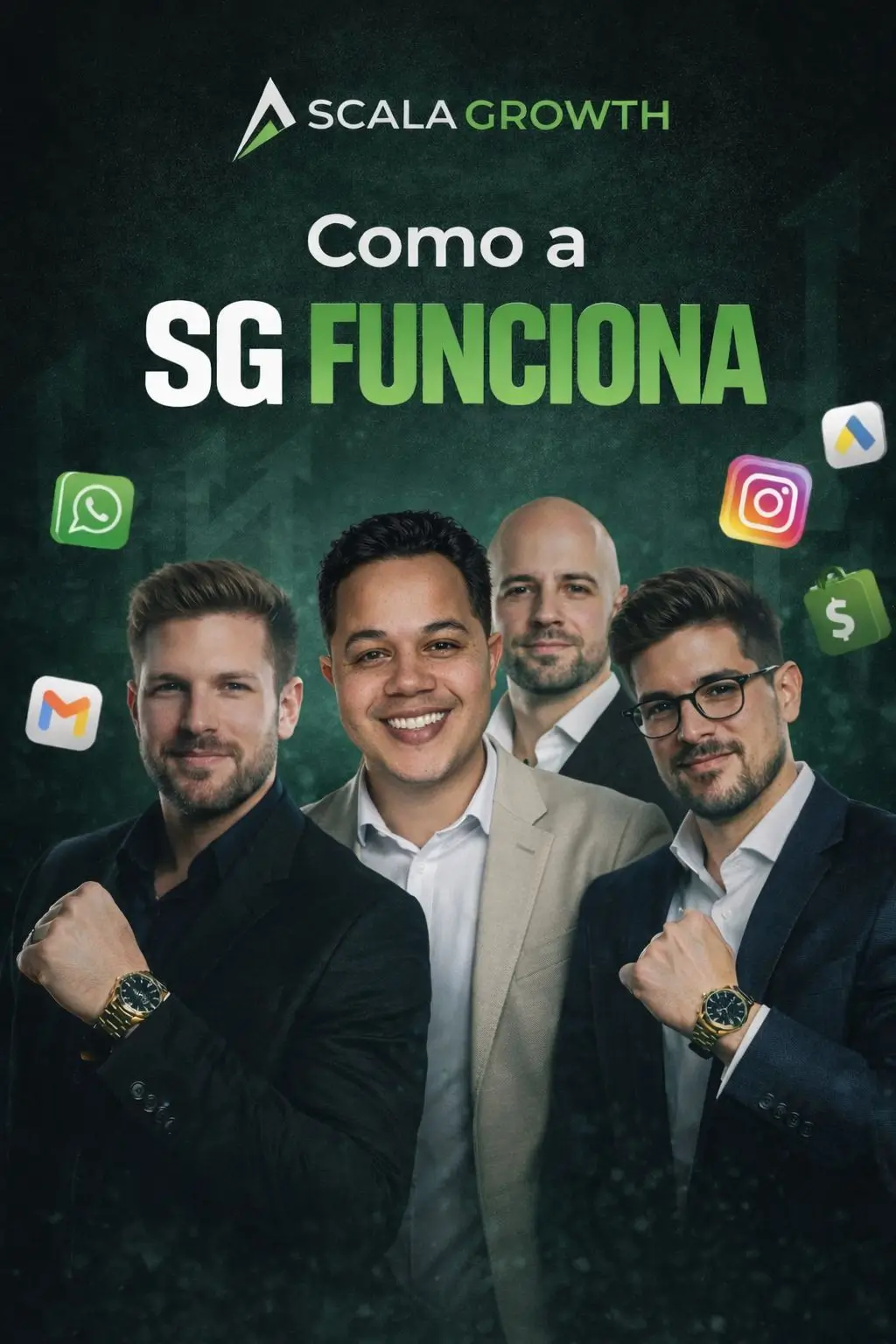 Como funciona o processo de marketing e vendas da Scala Growth